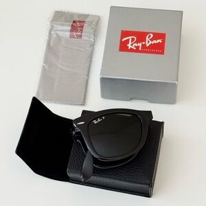 Ray-Ban Polarized Folding Wayfarer RB 4105, 50-22